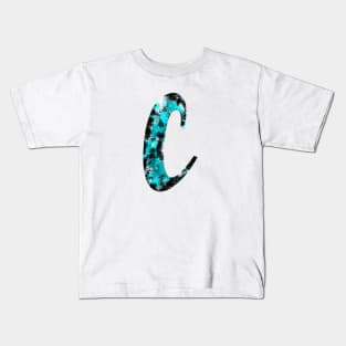 Paint Splash Letter C Kids T-Shirt